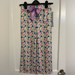 Xhilaration Girls Pajama Pants with Heart Pattern Size Medium NWT